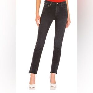 RE/DONE Originals Double Needle Long in Black Size 28